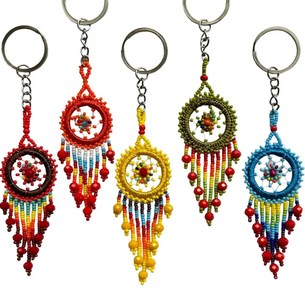 Dreamcatcher Beaded Keychain