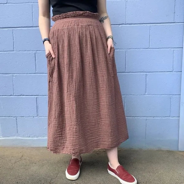 Gauzy Cotton Skirt