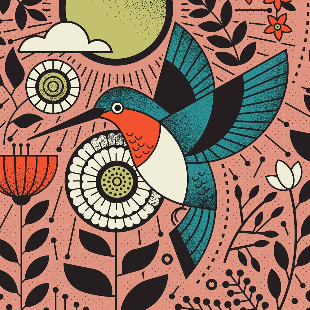 Birds and Bees Art Print
