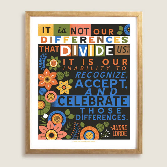 Audre Lord Quote Art Print