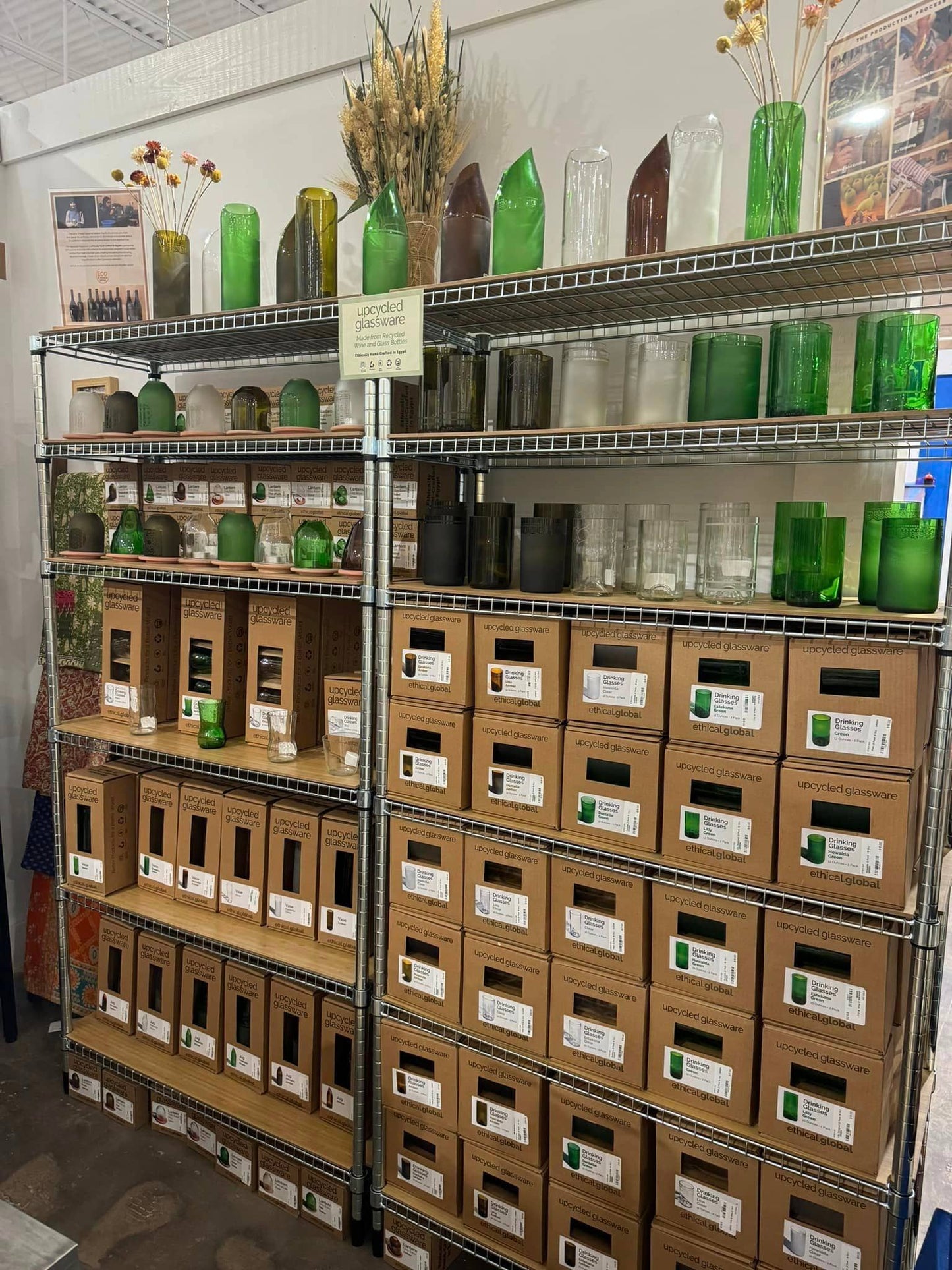 Upcycled Sprite Drinking Glasses (5 Ounces)