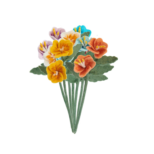 Felt Musk Pink Primrose Flower