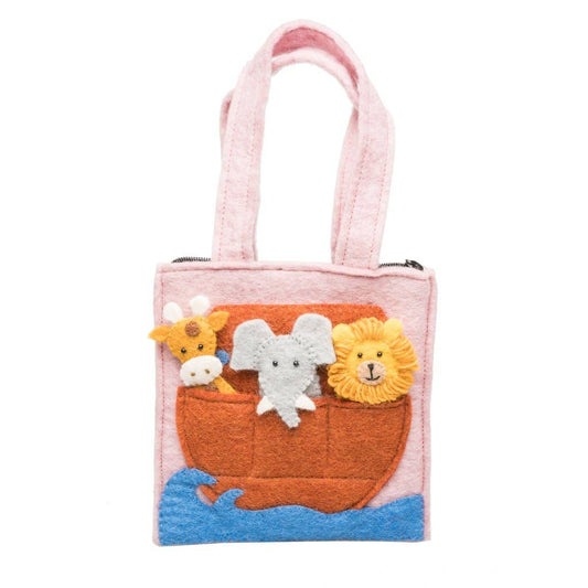 Noah`s Ark Felt Puppet Bag