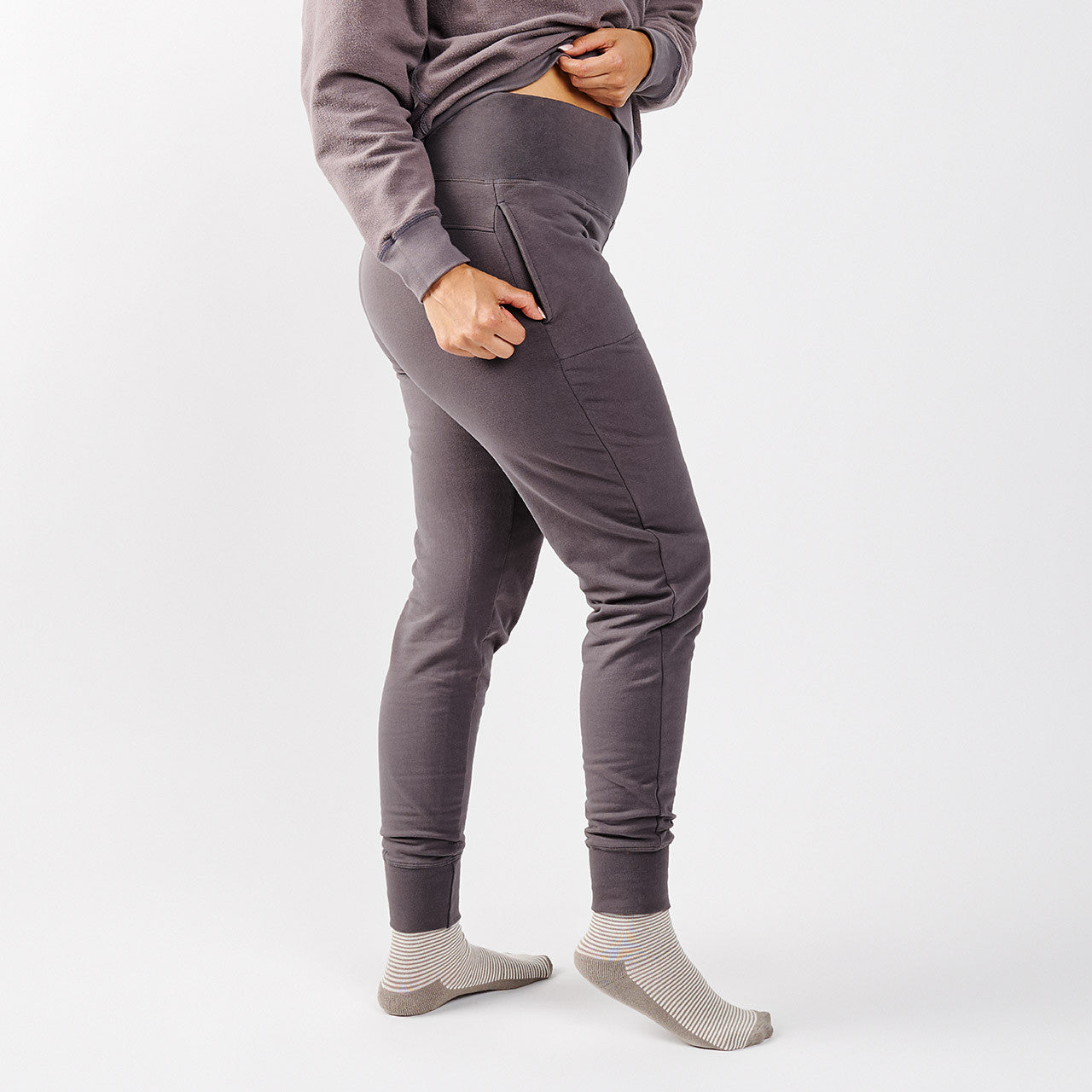 Women's Organic Cotton Fleece Joggers