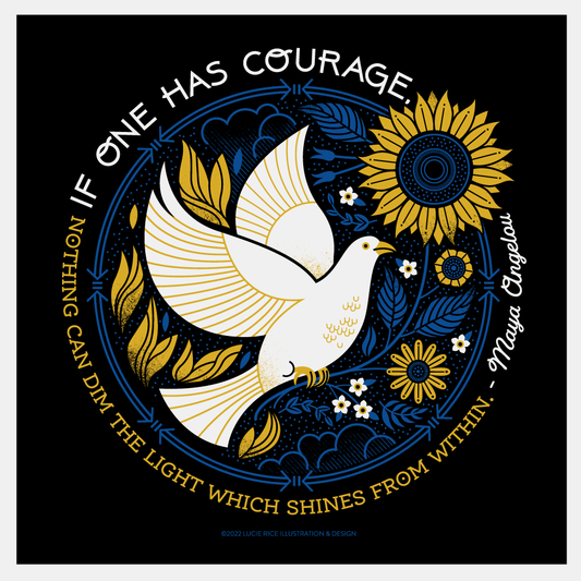 Peace for Ukraine Art Print