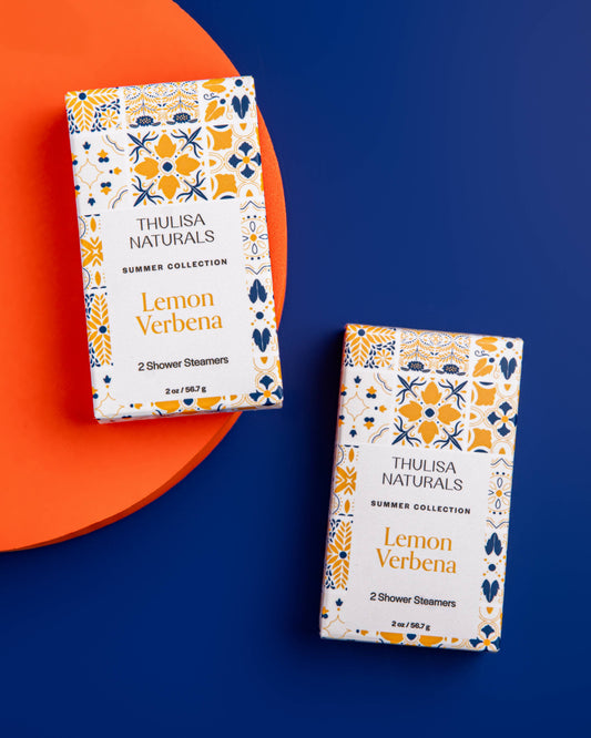 🍋 Summer Lemon Verbena Shower Steamers | 2 pack Gift Set