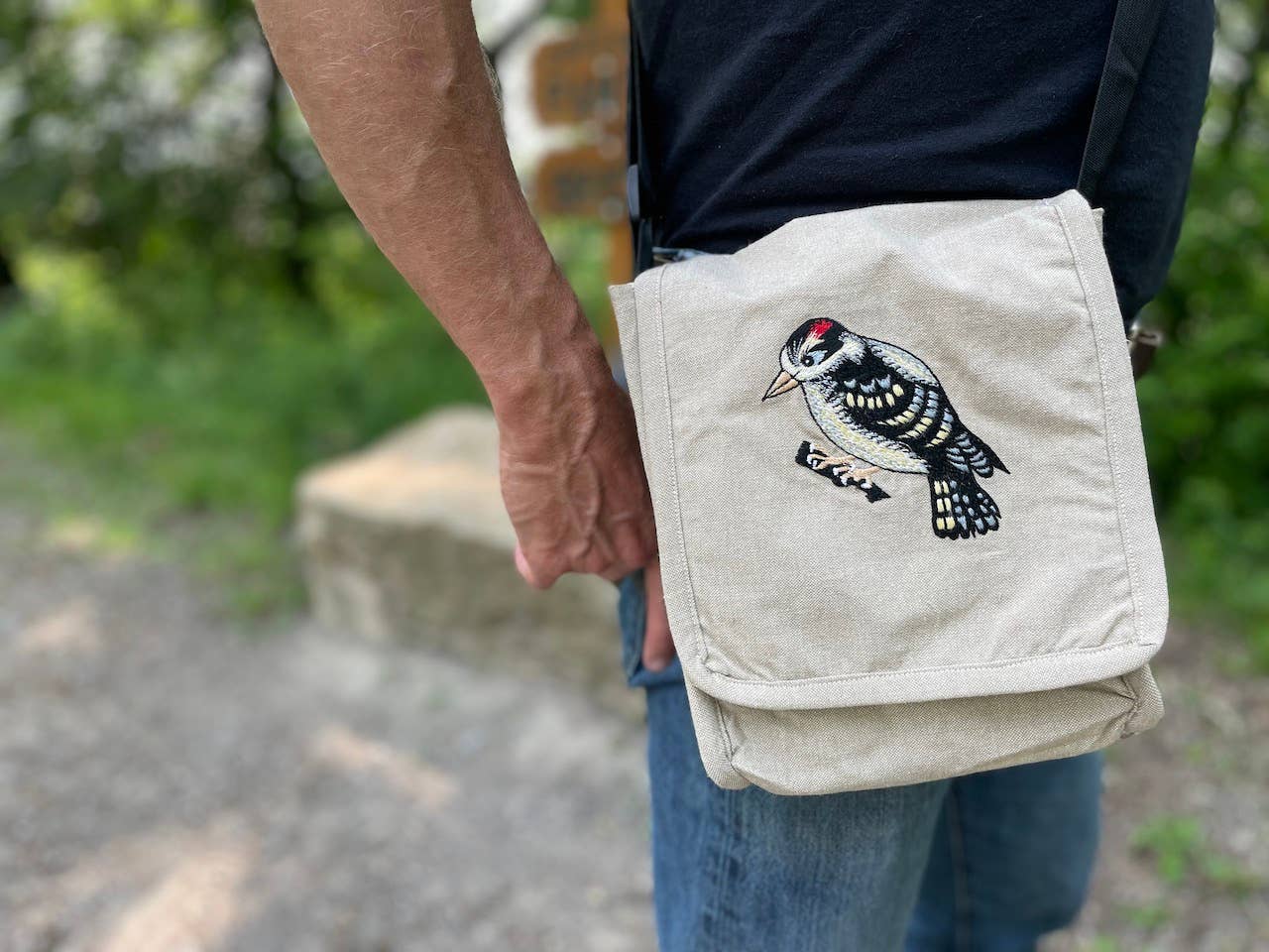 Downy Woodpecker Field Bag