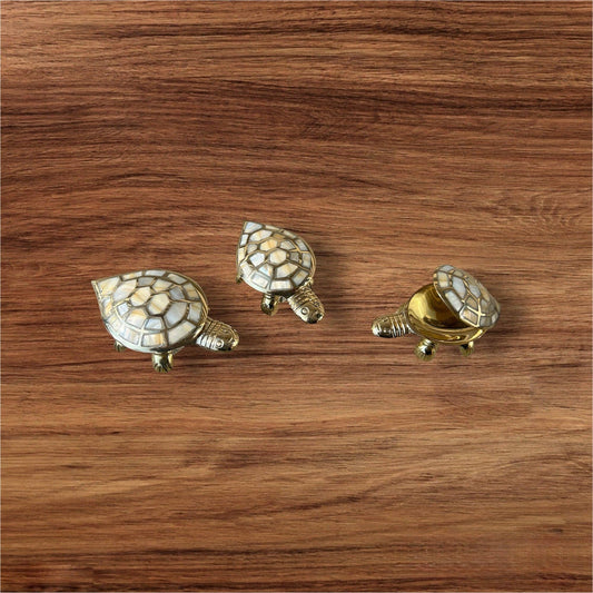 Brass Turtle Trinket Box