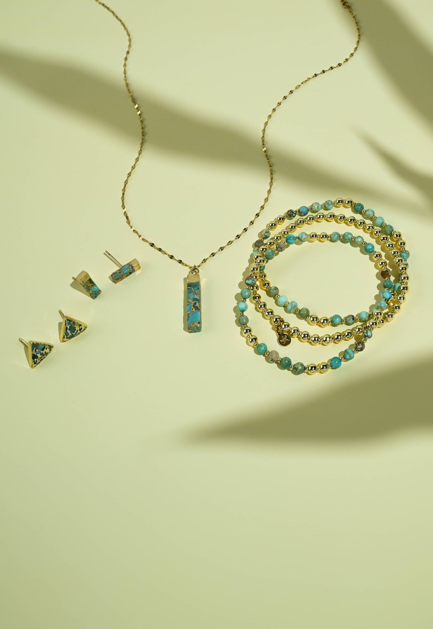 Light We Carry Bracelet Set in Turquoise