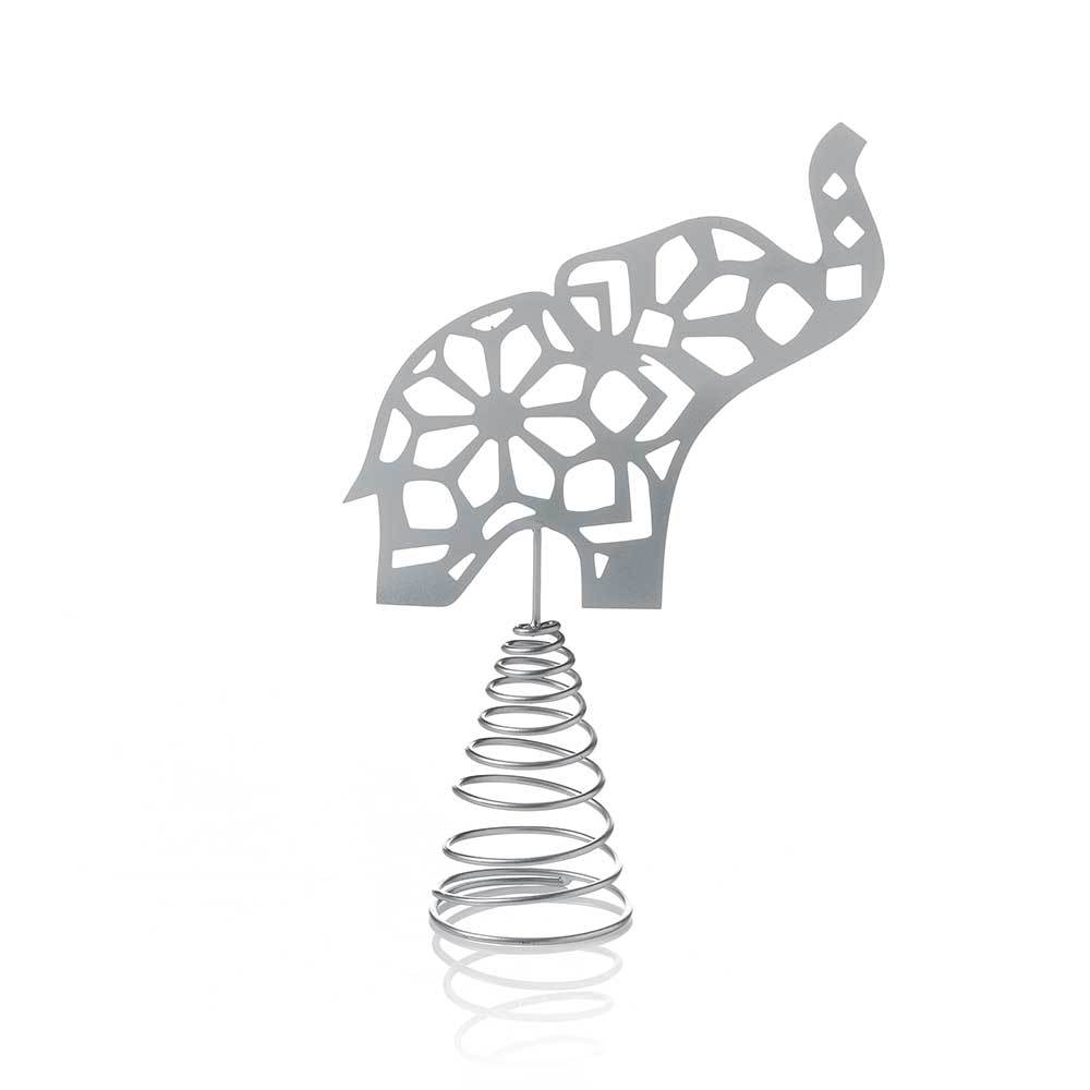 Mandala Elephant Tree Topper