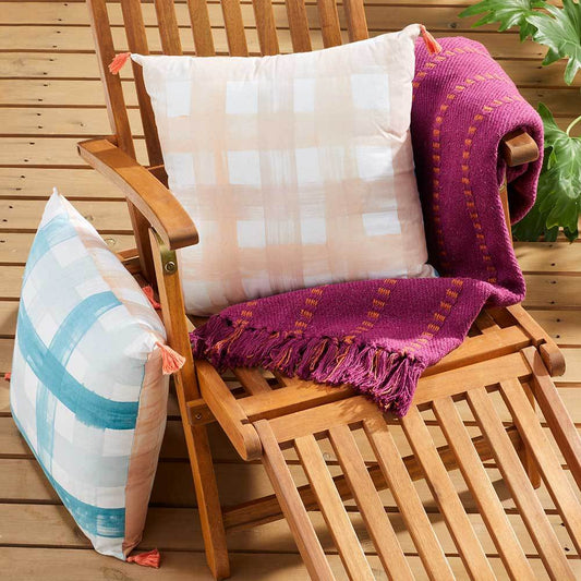 Festive Fuchsia Rethread Blanket