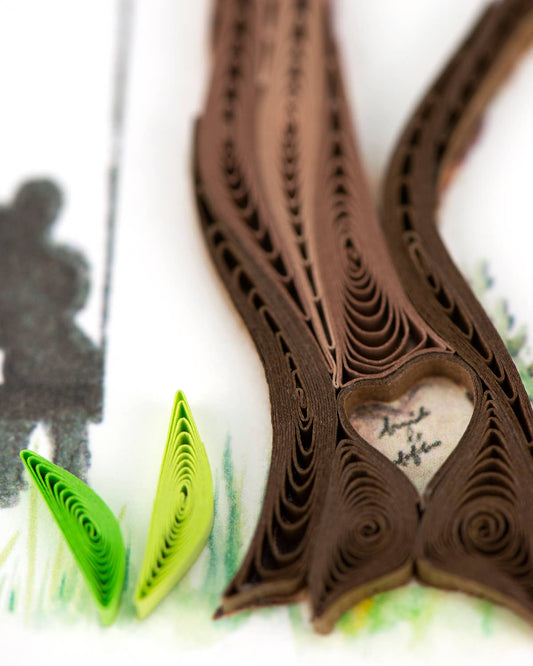 Blossoming Love Quilling Card