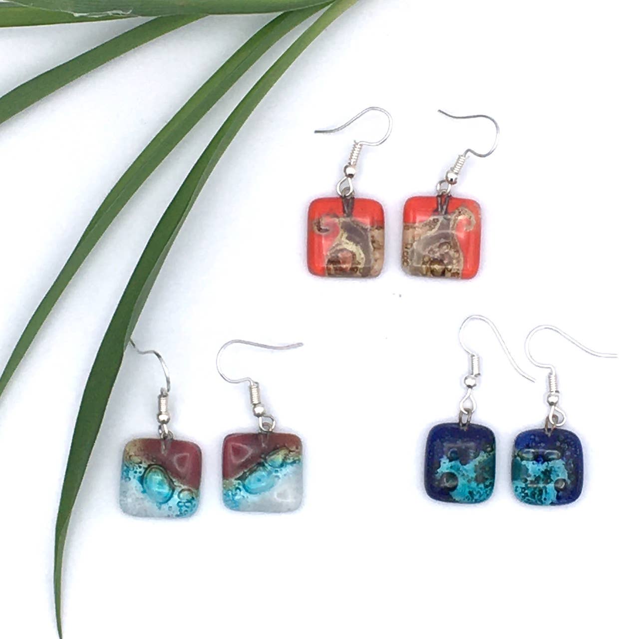Small Glass Earrings