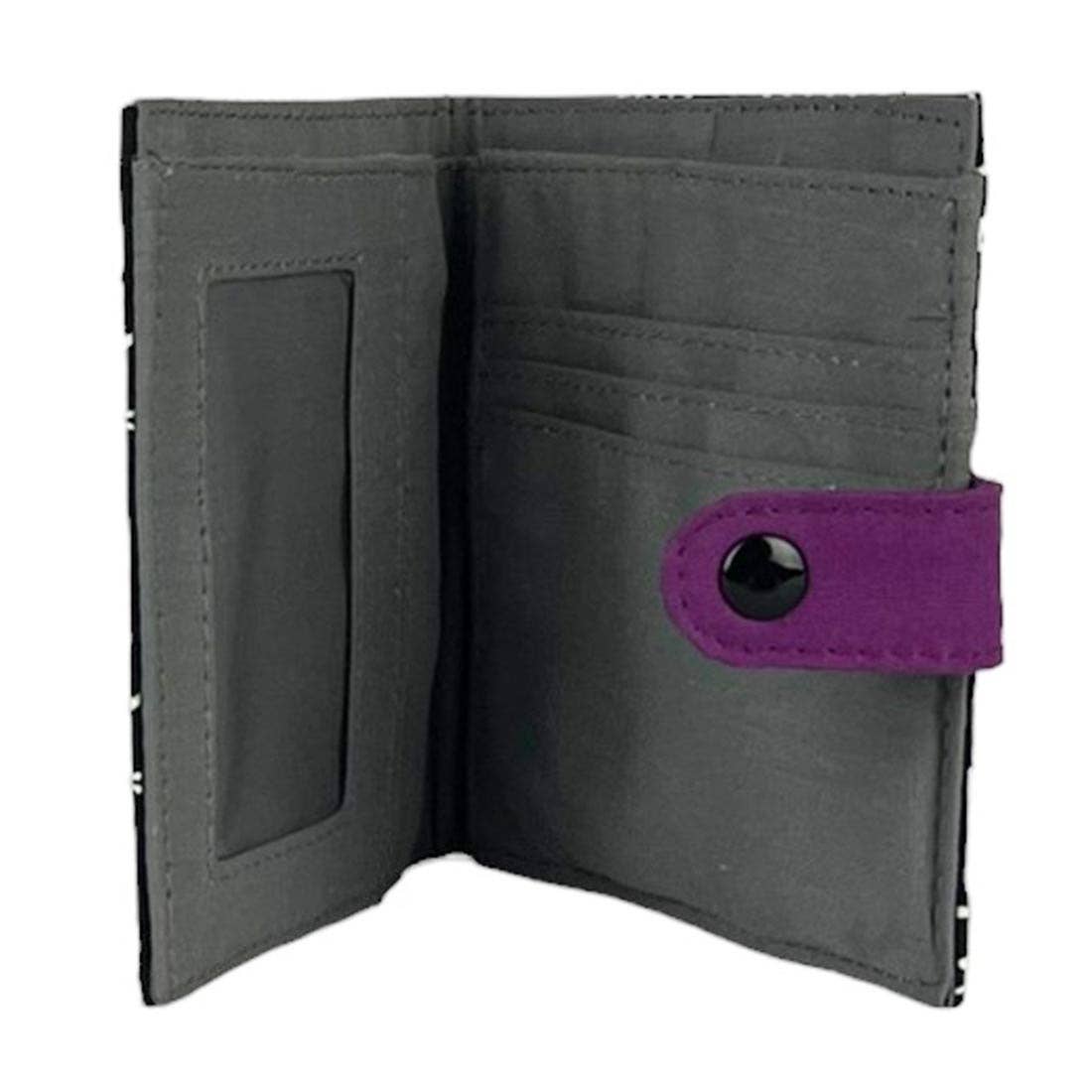 Black Cat Square Wallet