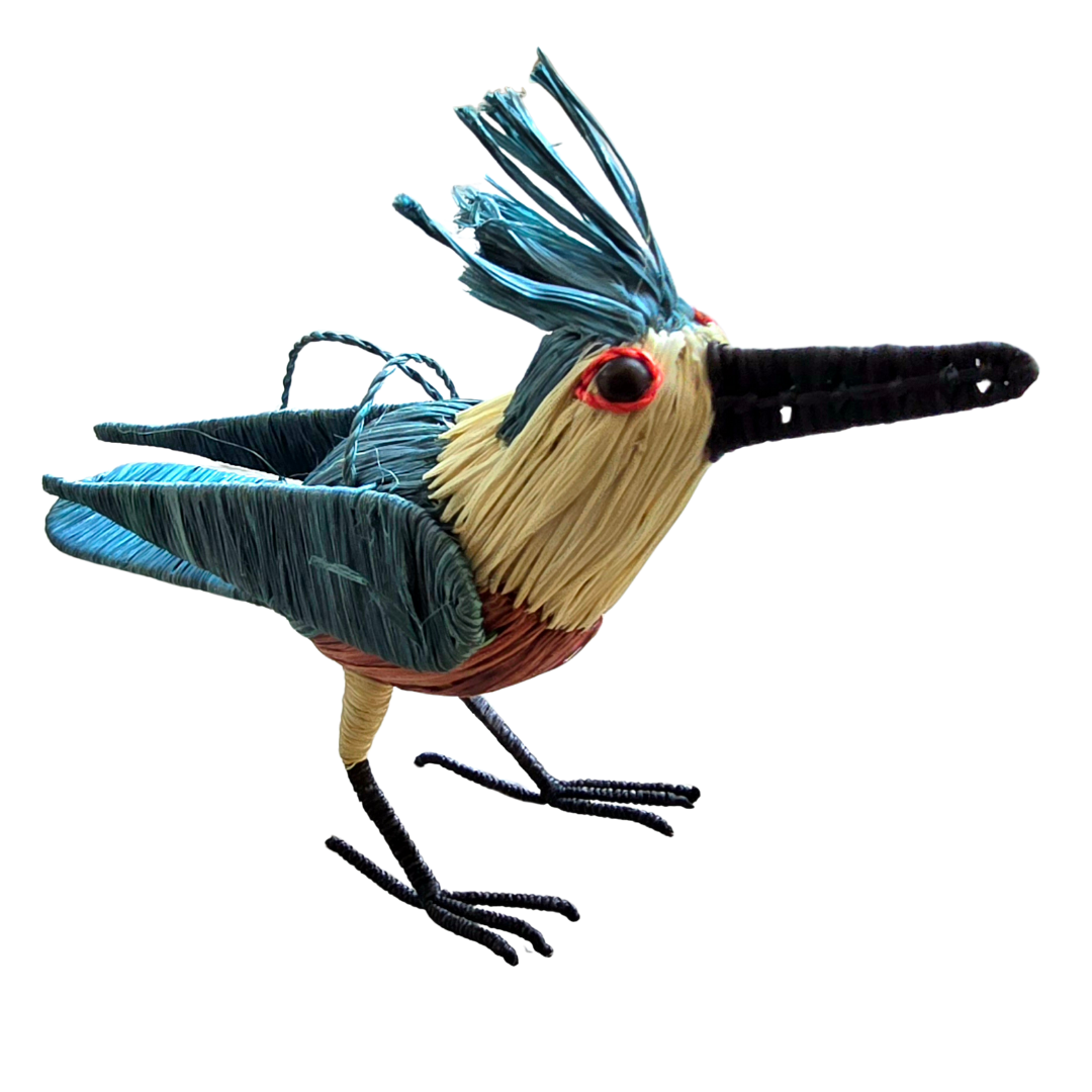 Kingfisher Woven Ornament