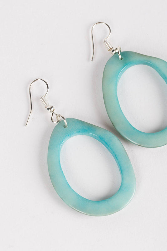 Seafoam Tagua Earrings
