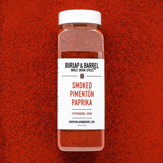 Smoked Pimenton Paprika - Single Origin Spice & Seasoning: 1.8 oz glass jar