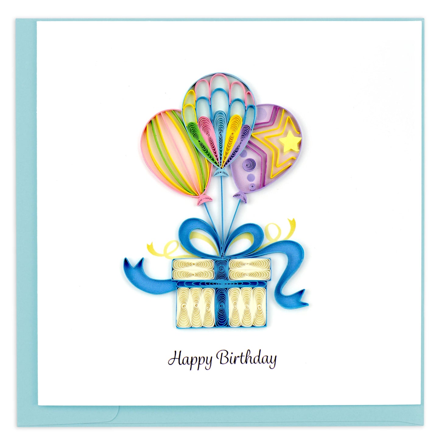 Balloon Surprise Quilling Card