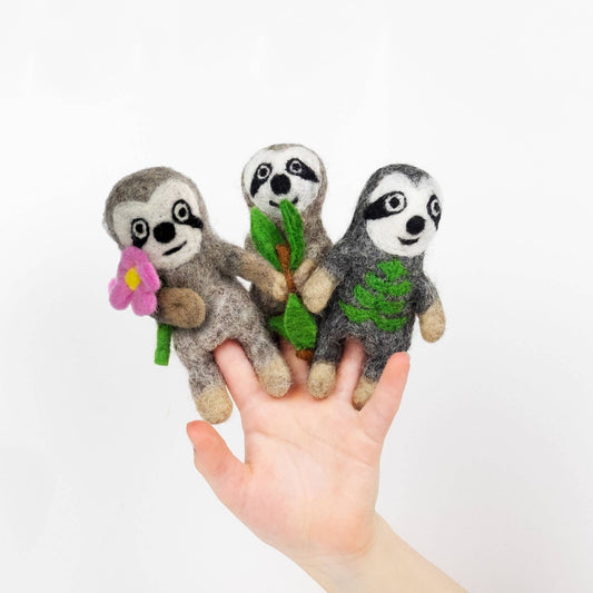 Sloth Assorted Finger Puppet
