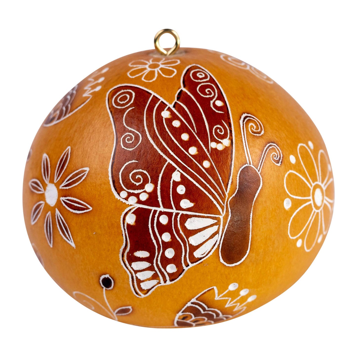 Butterfly Gourd Ornament