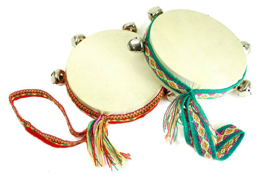 Damasas Drum w/ Bells & Fabric Loop