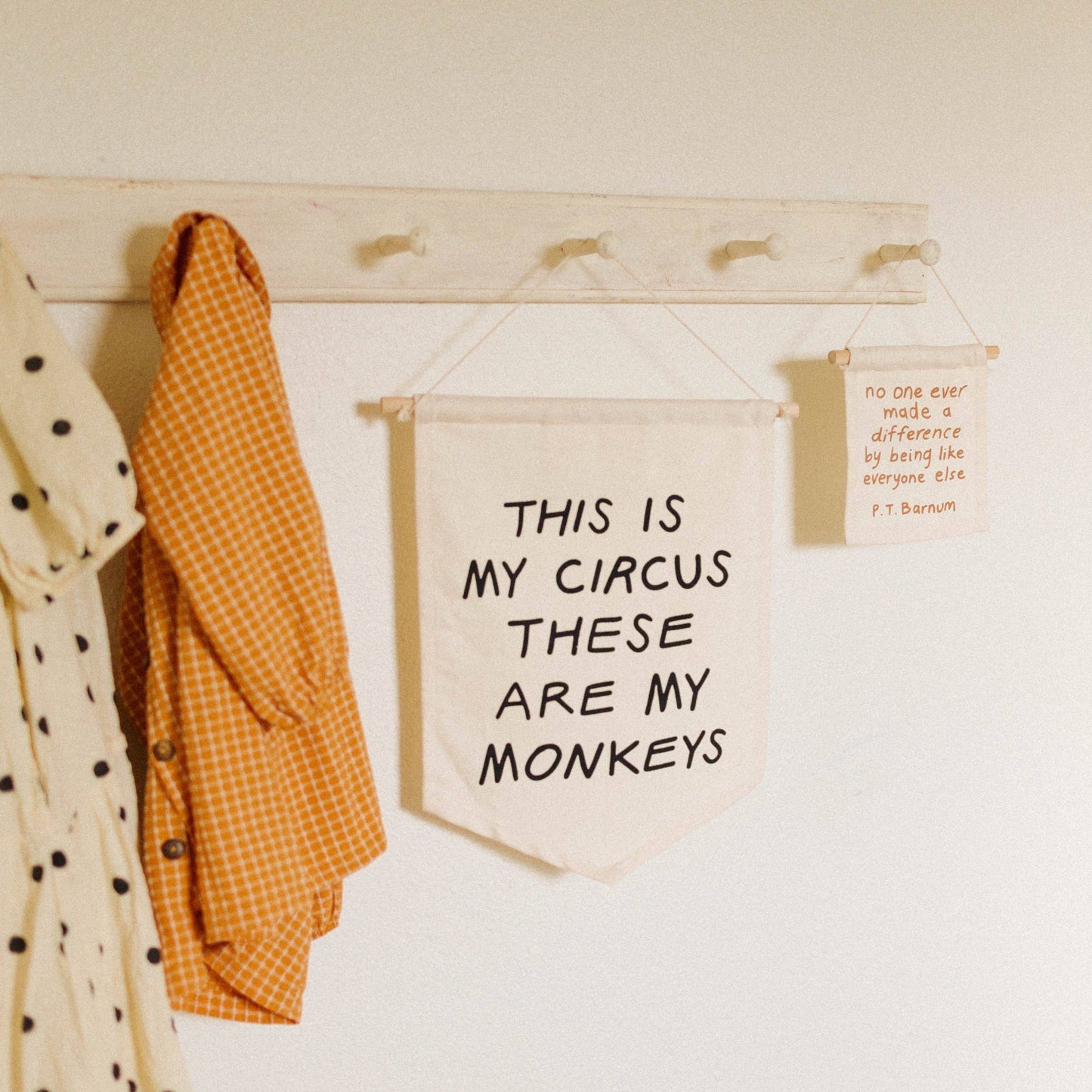 This is My Circus Canvas Wall Hanging