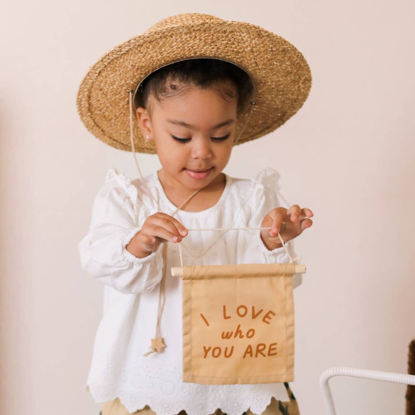 I Love Who You Are Canvas Sign