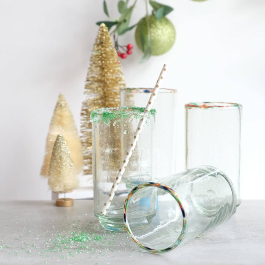 Tall Multi Rim Stacking Glass