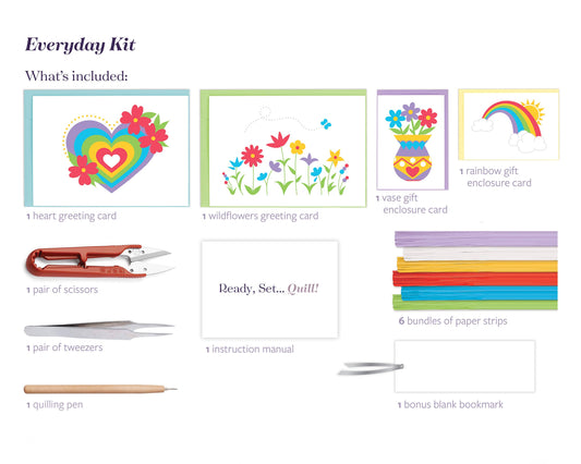 Create-a-Quill DIY Quilling Kit: Everyday