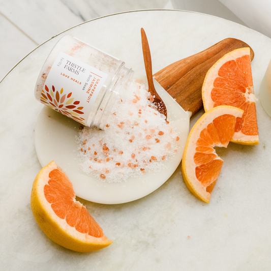 Grapefruit Jasmine Salt & Essential Oil Bath Soak