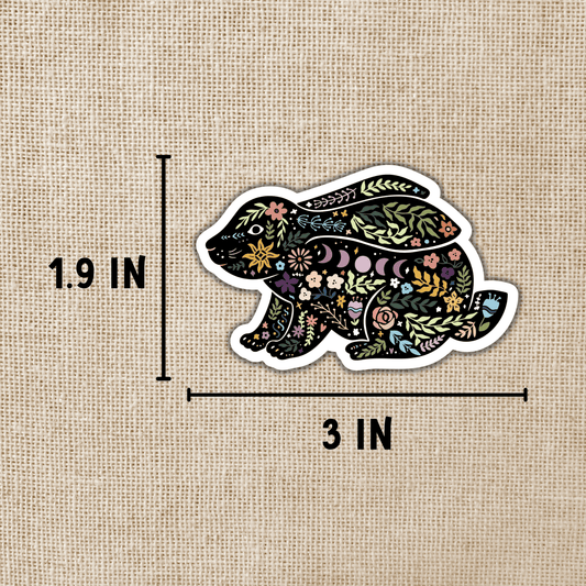 Magical Boho Rabbit Sticker
