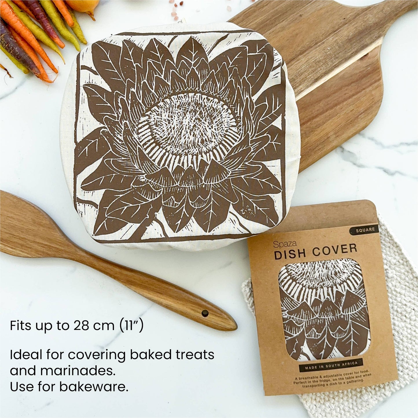 Protea Print Dish and Casserole Cover