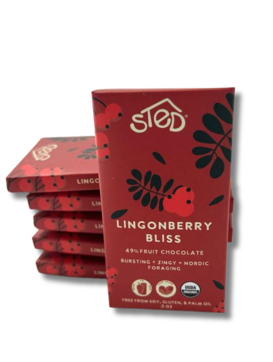 Mini Lingonberry Bliss Chocolate Bar