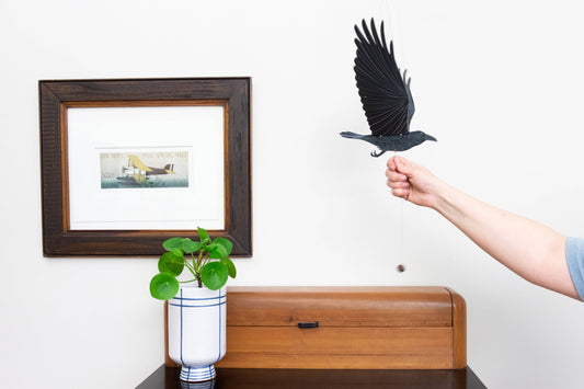 Raven Crow Black Bird Flying Bird Mobile
