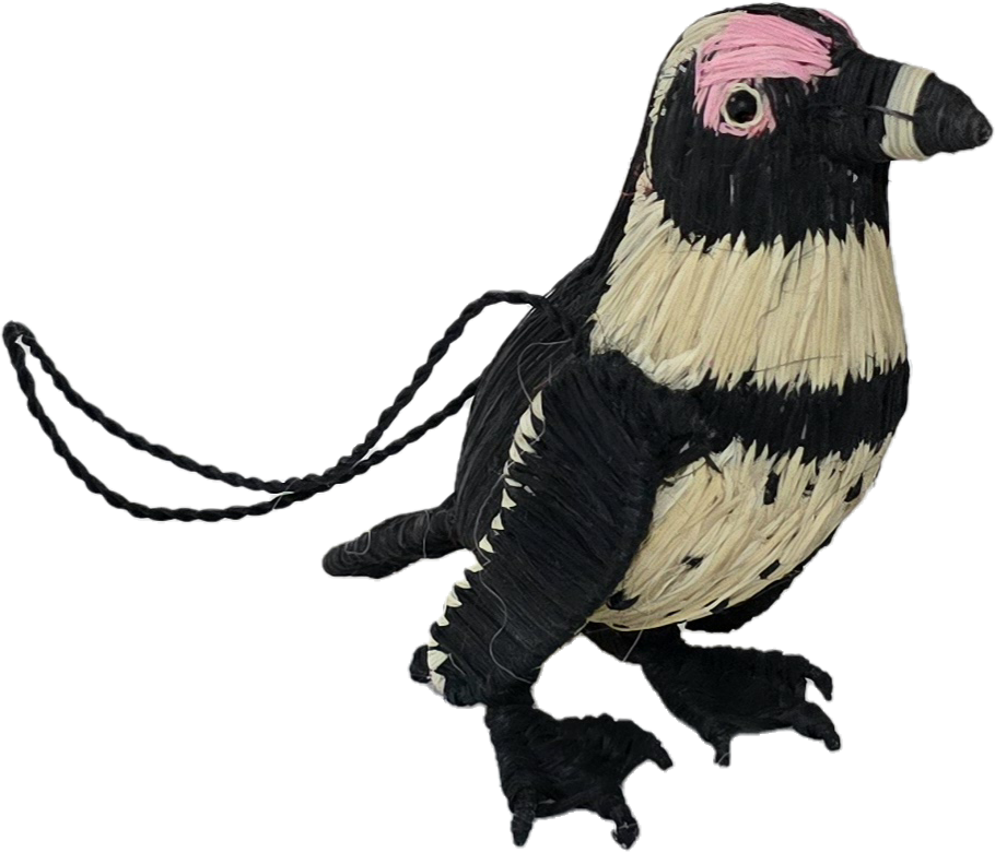 African Penguin Woven Ornament