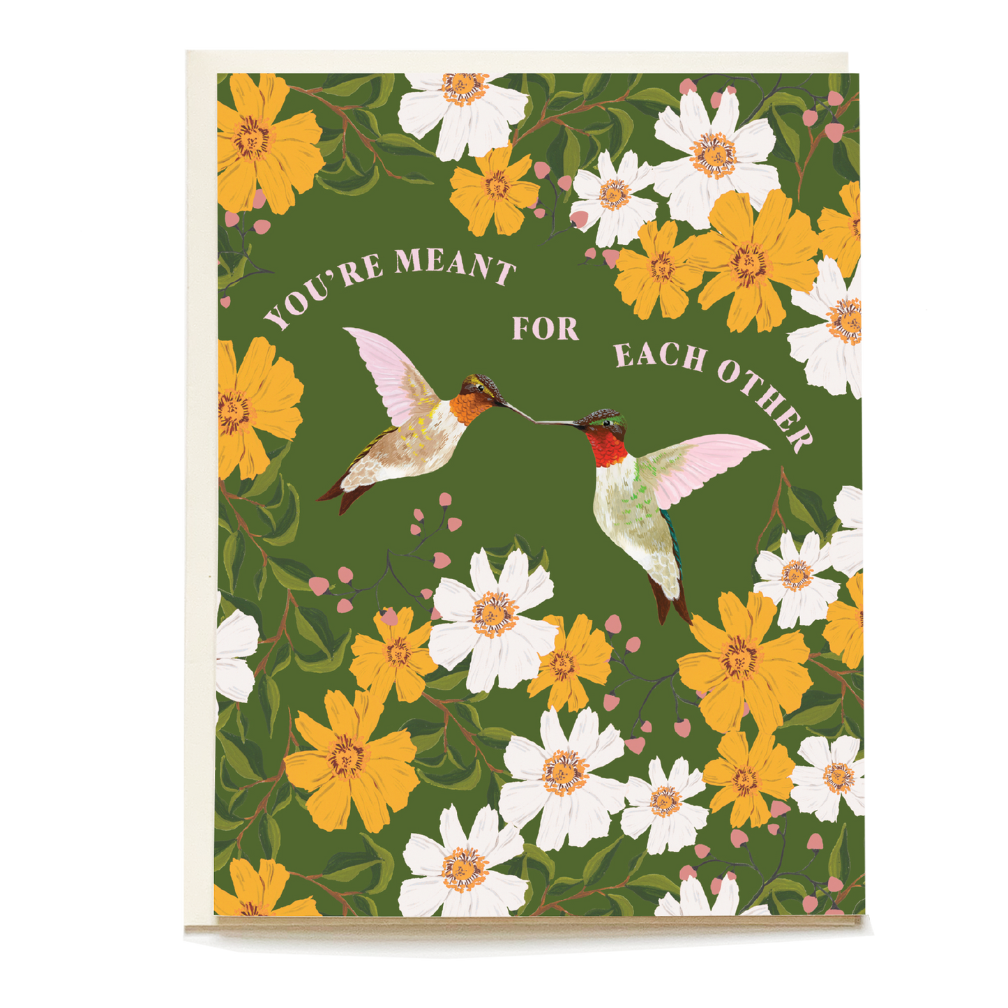 Hummingbird Wedding Greeting Card