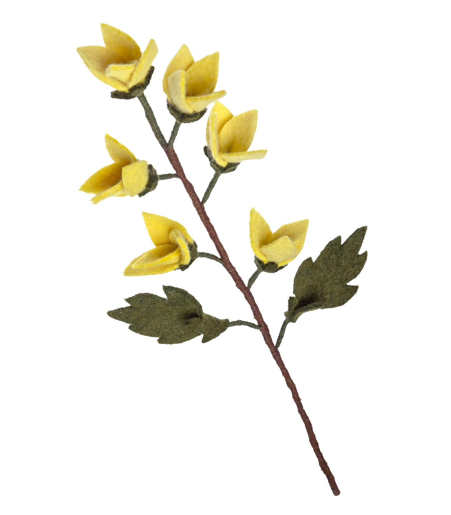 Felt Forsythia Flower