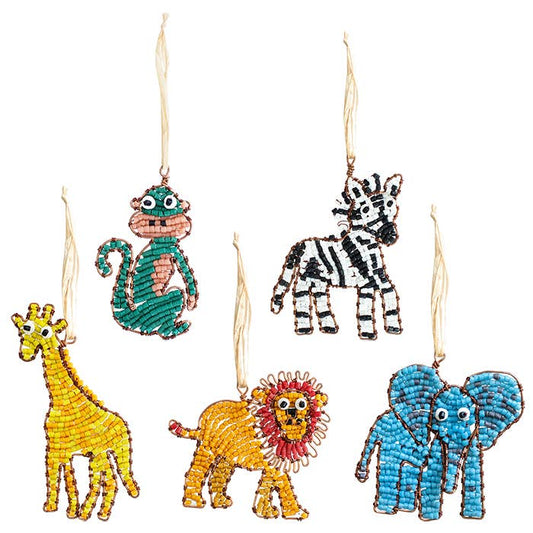 Beaded Giraffe Ornament