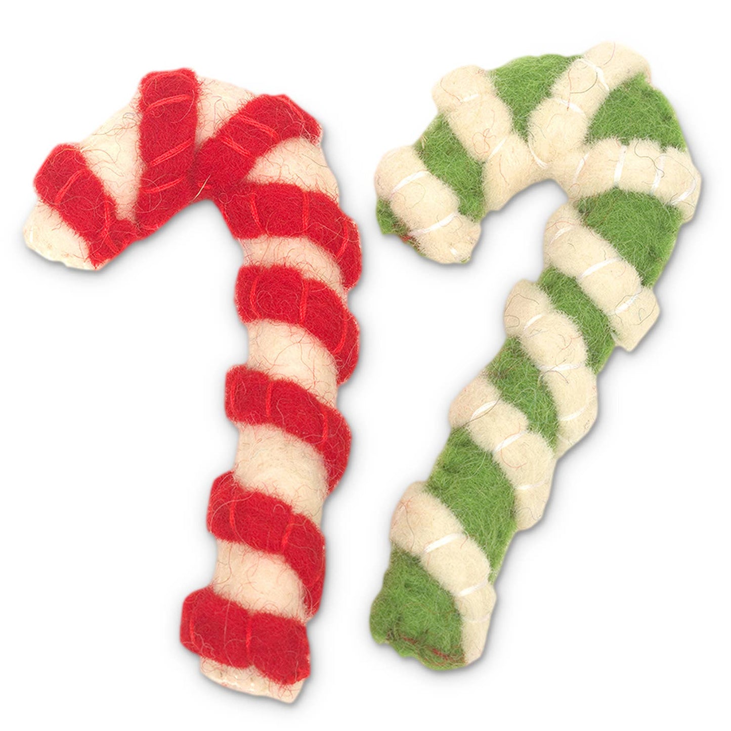 Candy cane Wool Cat Toy Set