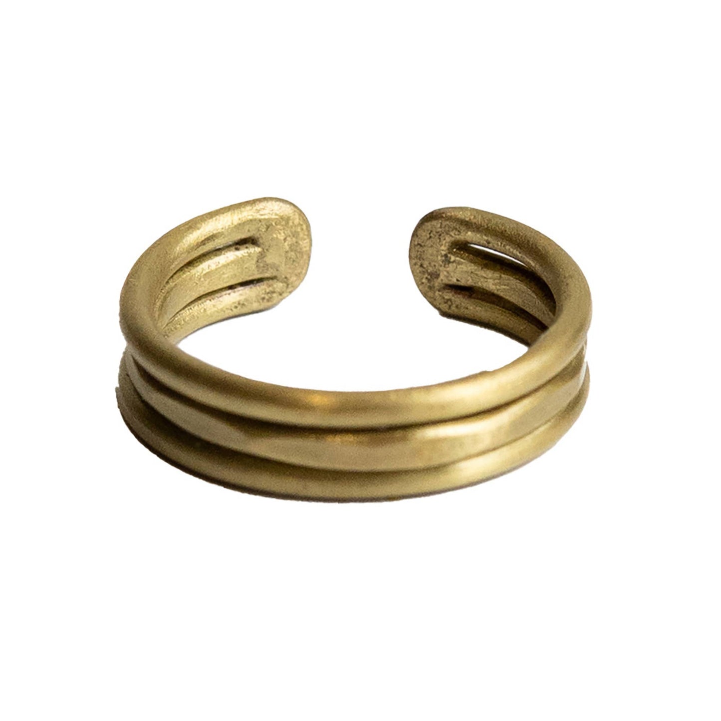 Gold Inlaid Trio Ring