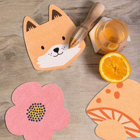 Fox Shaped Swedish Dishcloth