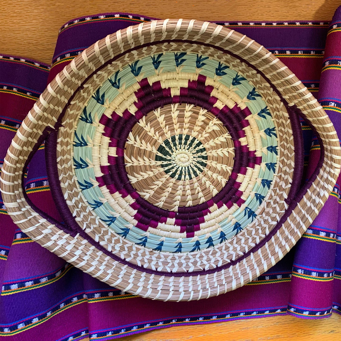 Chumil Basket in Purple