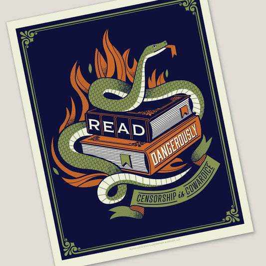 Read Dangerously Art Print