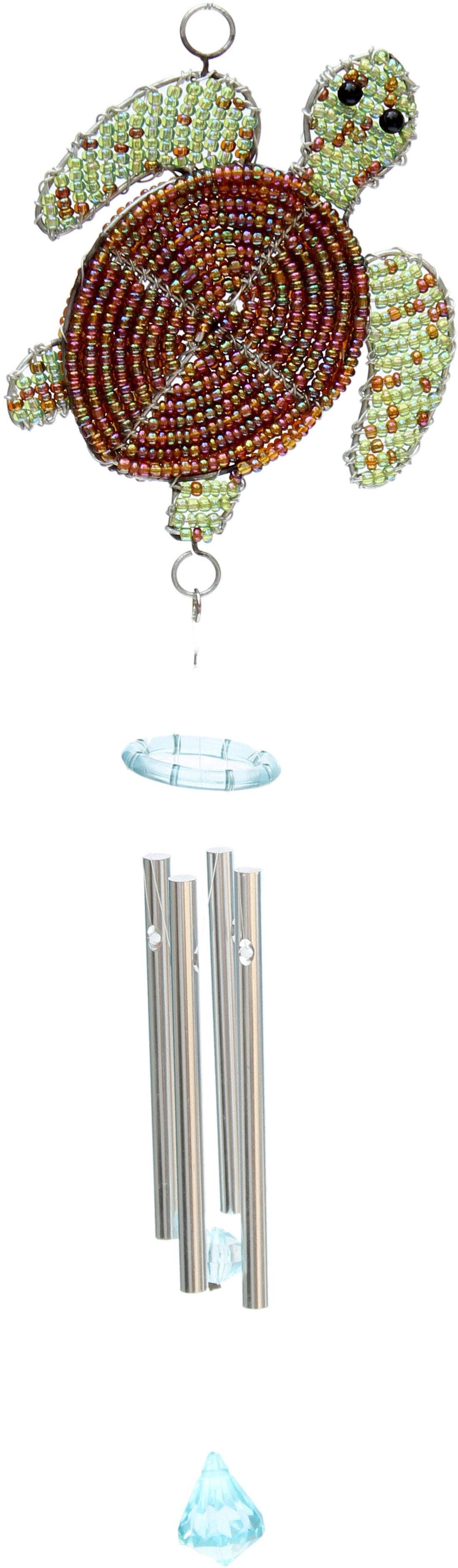 Beaded Sea Turtle Wind Chime