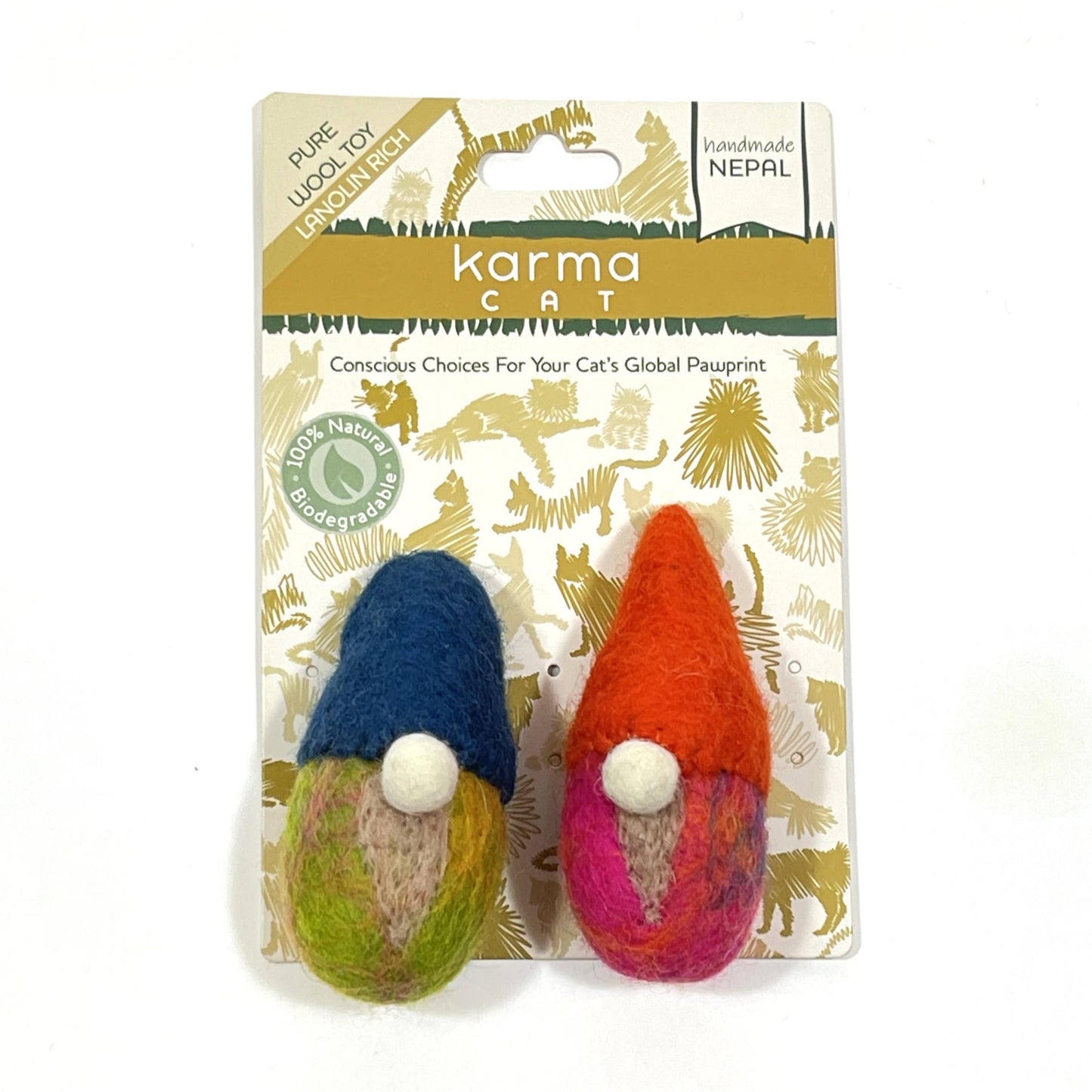 Gnome Cat Toy Set