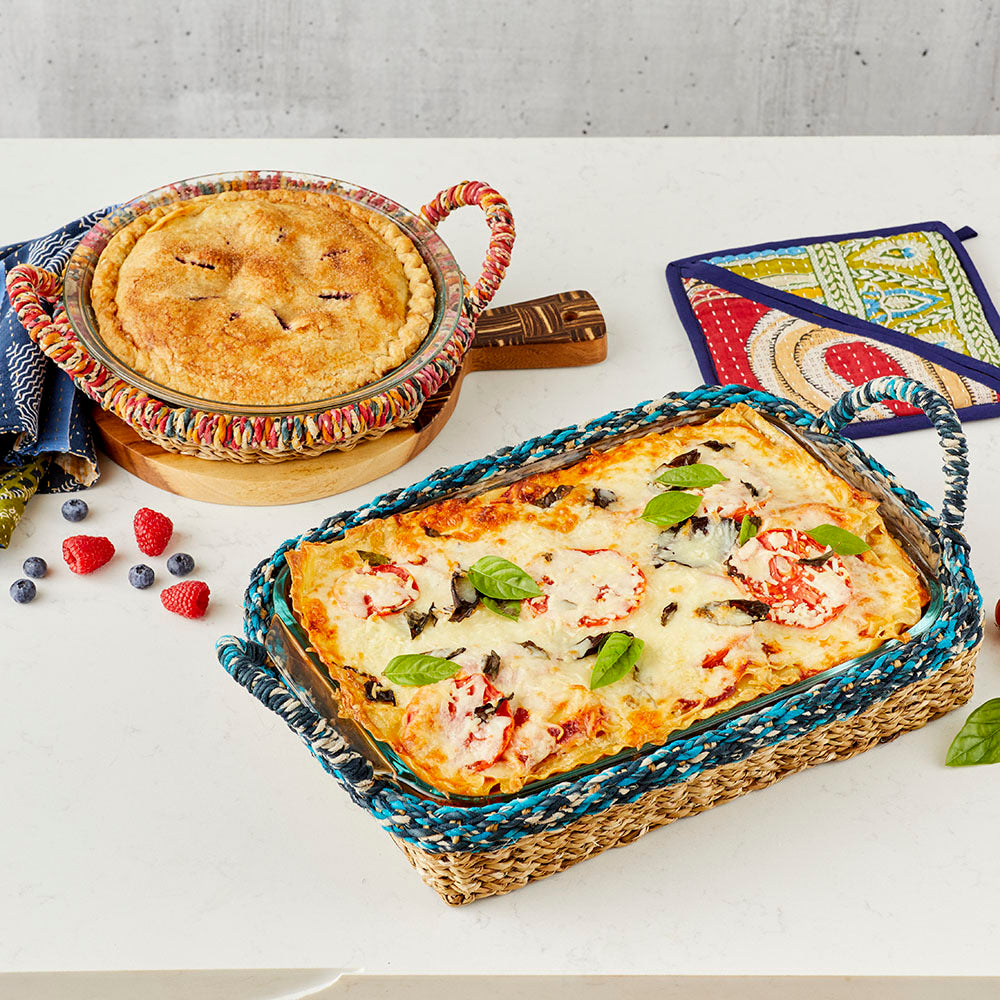 Sari Pie Dish Basket