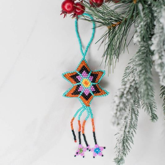 Multi Star Beaded Ornament