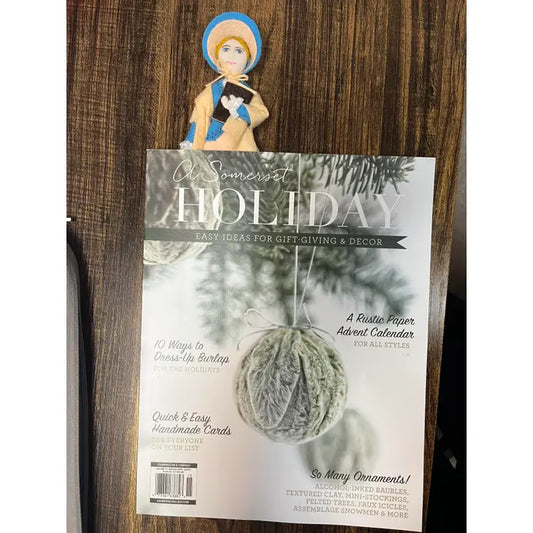 Charlotte Bronte Felt Bookmark