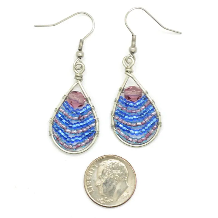 Small Wire Teardrops Earrings