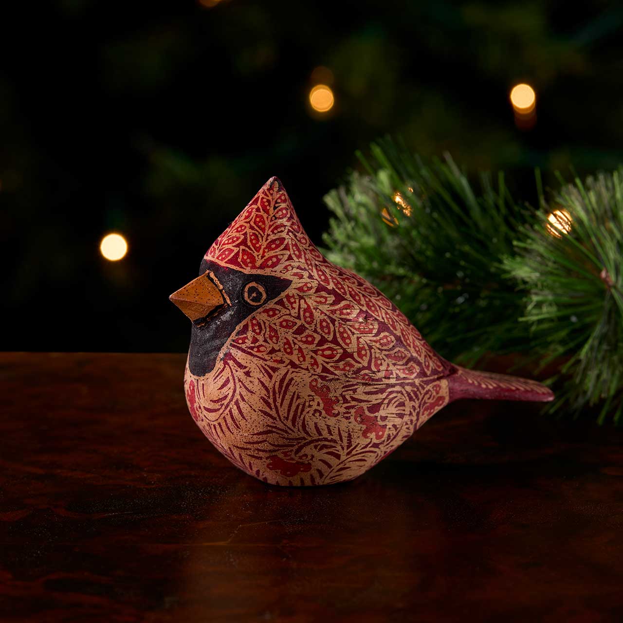 Batik Cardinal Figurine